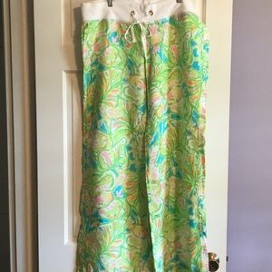 Lilly Pulitzer beach pant.  Size XL